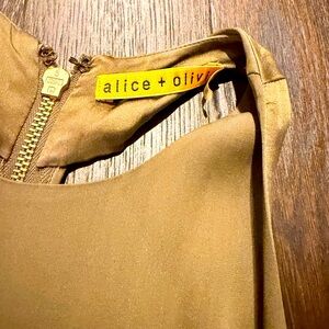 Vintage Olive Green Alice & Olivia Dress - Size 4